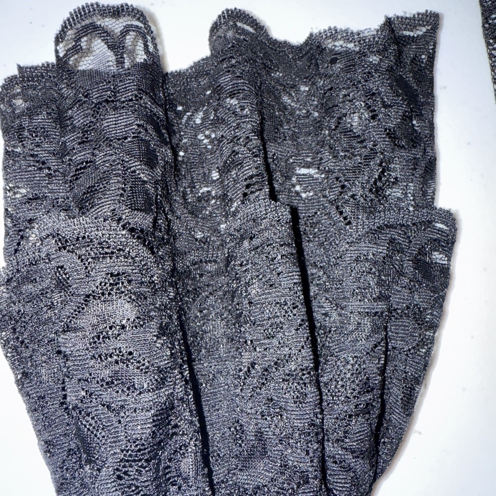 Black Floral Lace Long Sleeve Midi Dress with Bell Cuffs goth sex timeless - Picture 16 of 16